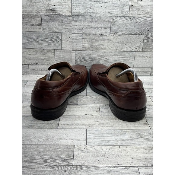 Florsheim Shoes Mens Size 10D Leather Memory Foam Slip On Square Toe Comfort Dre main image 7